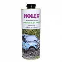 Покрытие битумное антикоррозионное черное 1л HOLEX