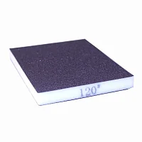 Абразивная губка Р120(240) 2-х сторонняя 98х120х13мм (1 шт) HOLEX