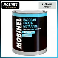 Mobihel Базовая эмаль металлик 240 белое облако UNI (1 л)