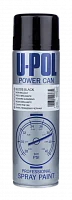 Эмаль глянцевая u-pol POWER CAN аэрозоль черная  ,500мл.