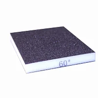 Абразивная губка Р060(100) 2-х сторонняя 98х120х13мм (1 шт) HOLEX