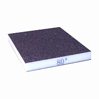Абразивная губка Р080(150) 2-х сторонняя 98х120х13мм (1 шт) HOLEX